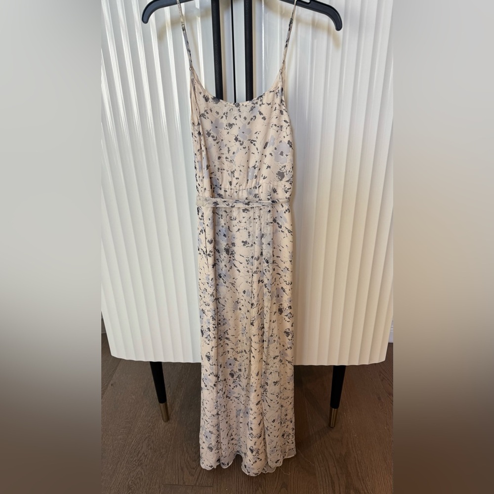 Joie cream floral maxi dress